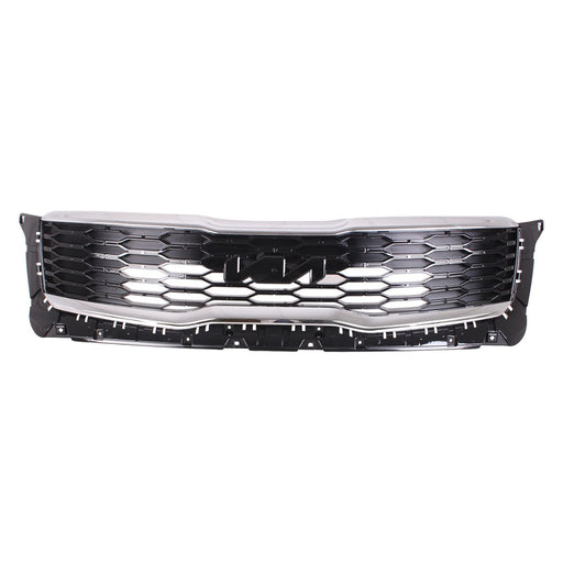 2022 Kia Telluride Grille W/Front Radar W/O Surround View Camera Assembly - KI1200234-Partify-Painted-Replacement-Body-Parts