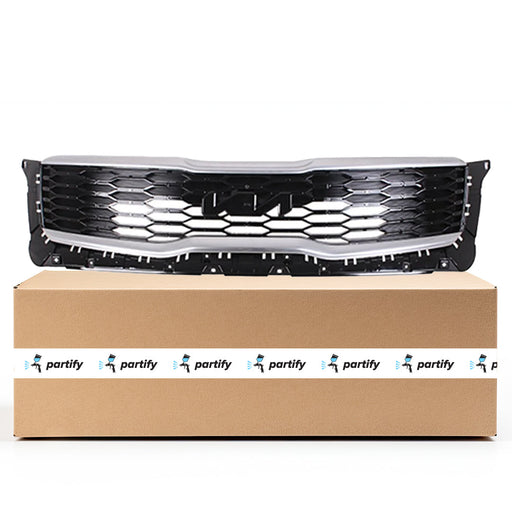 2022 Kia Telluride CAPA Certified Grille W/Front Radar W/O Surround View Camera Assembly - KI1200234C-Partify-Painted-Replacement-Body-Parts
