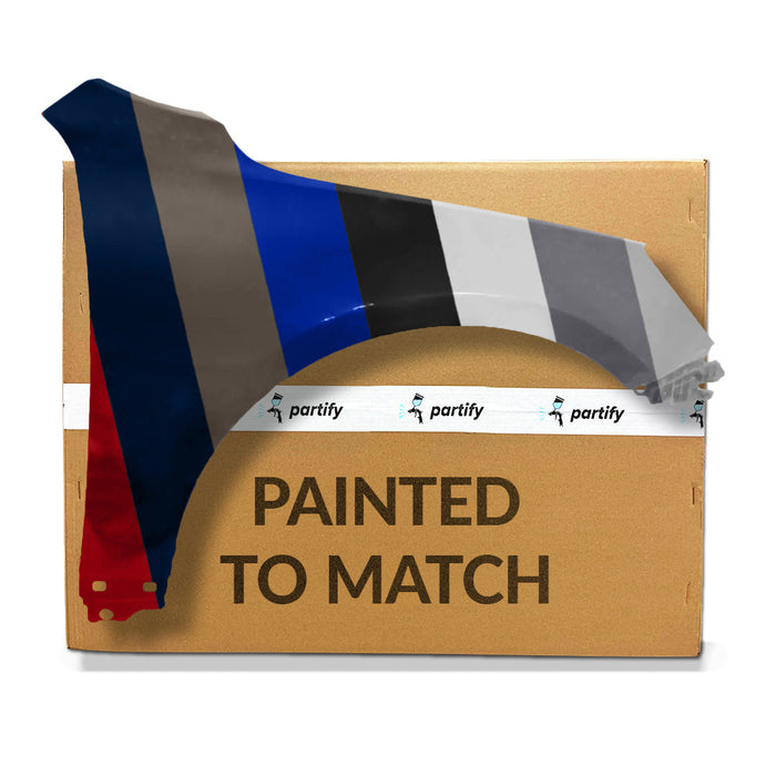 2015-2016 Kia Cadenza Front CAPA Certified Passenger Side Fender - KI1241163C-Partify-Painted-Replacement-Body-Parts