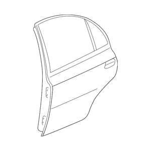 Coque de porte arrière côté passager image