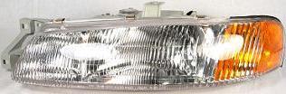 1995-1997 Kia Sephia Driver Side Headlight Assembly From 10/94 Composite - KI2502101-Partify-Painted-Replacement-Body-Parts