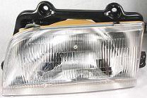 1995-1997 Kia Sportage Driver Side Headlight Assembly Composite - KI2502103-Partify-Painted-Replacement-Body-Parts