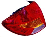2002 Kia Rio Cinco/RX-V Passenger Side Tail Light Assembly - KI2801112-Partify-Painted-Replacement-Body-Parts