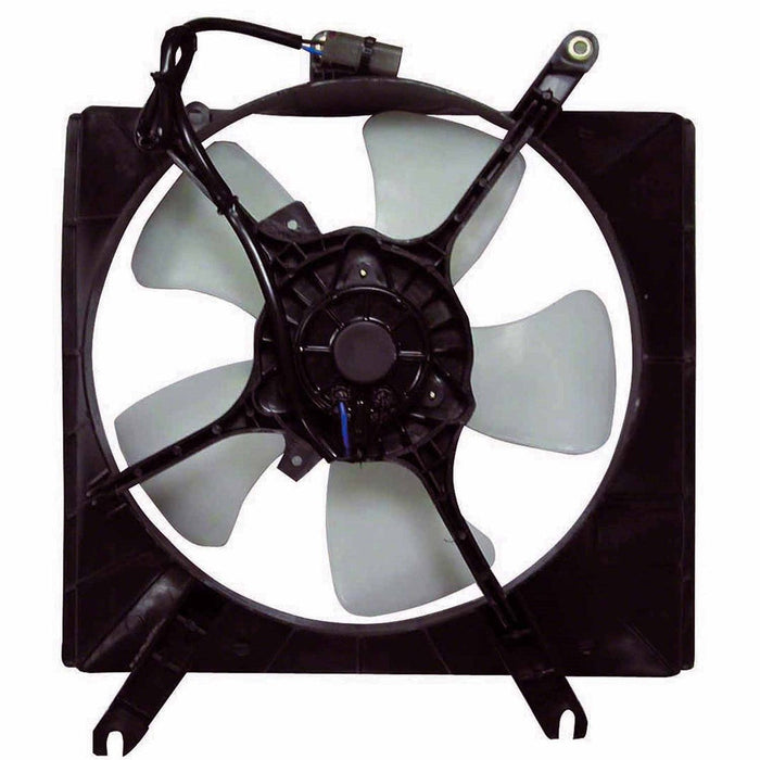 2001-2002 Kia Rio RX-V Engine Cooling Fan Assembly Includes Motor/Blade/Shroud 1.5L L4 - KI3115107-Partify-Painted-Replacement-Body-Parts