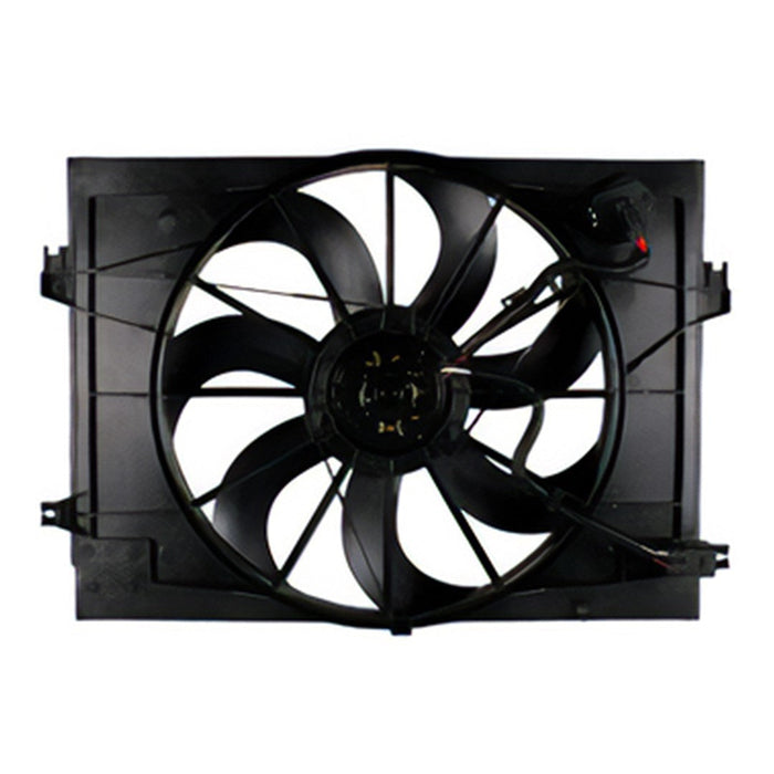 2005-2010 Hyundai Tucson/Kia Sportage Engine Cooling Fan Assembly Includes Motor/Blade/Shroud 2L L4 - KI3115115-Partify-Painted-Replacement-Body-Parts