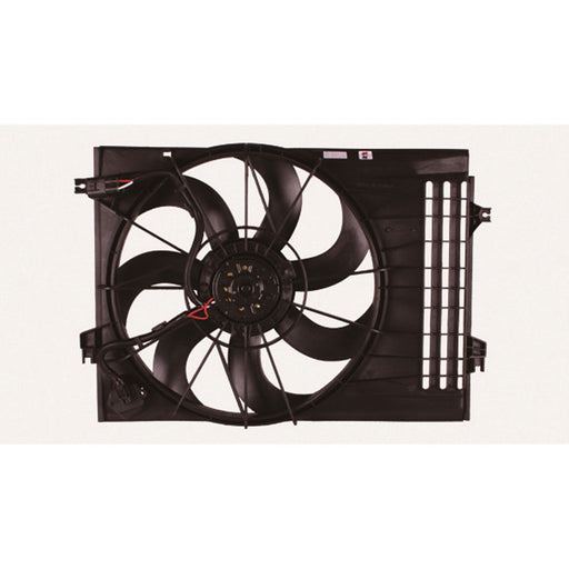 2005-2009 Hyundai Tucson/Kia Sportage Engine Cooling Fan Assembly Includes Motor/Blade/Shroudne 2.7L V6 - KI3115116-Partify-Painted-Replacement-Body-Parts