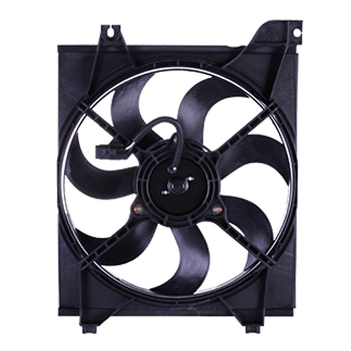 2006-2007 Kia Rio Engine Cooling Fan Assembly 4 Door Sedan - KI3115118-Partify-Painted-Replacement-Body-Parts