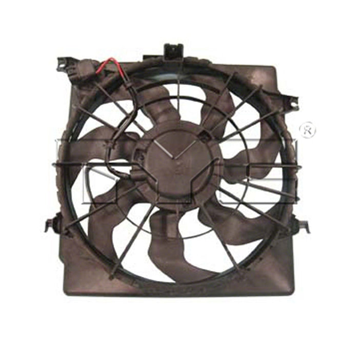 2011-2014 Hyundai Sonata 2.0T/2.0T Limited/Limited/SE/Kia Optima EX/Limited/SX/SX Turbo/SXL/SXL Turbo Engine Cooling Fan Assembly 2L L4 - KI3115135-Partify-Painted-Replacement-Body-Parts