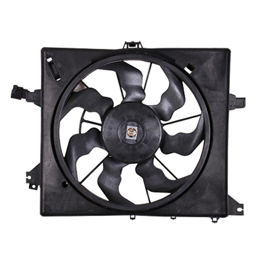2014-2018 Kia Forte Koup/Forte5 Engine Cooling Fan Assembly To 1-22-16 W/O Control Module Motor/Blade/Shroud Assembly 1.6L L4 - KI3115139-Partify-Painted-Replacement-Body-Parts