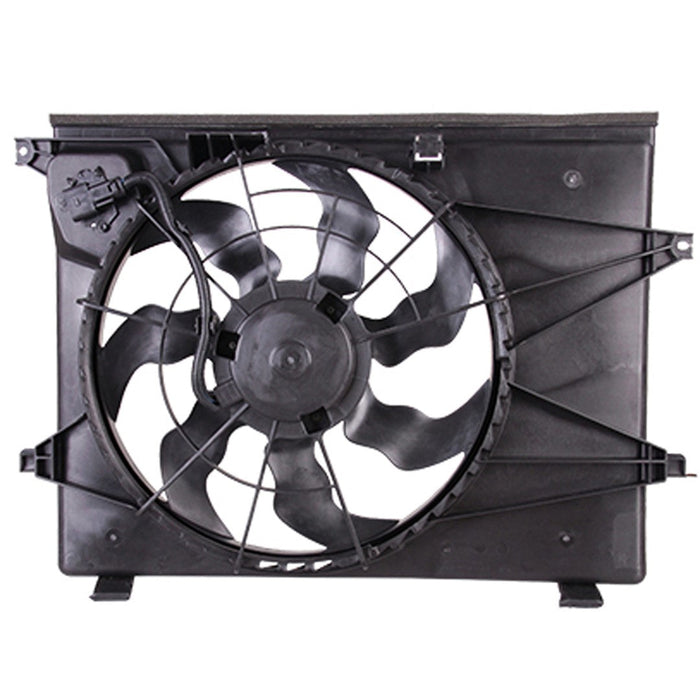 2015-2018 Kia Sedona Engine Cooling Fan Assembly Single Fan Assembly - KI3115146-Partify-Painted-Replacement-Body-Parts
