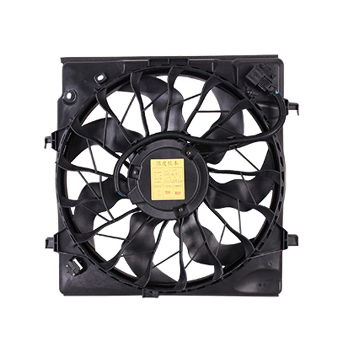 2016-2020 Kia Optima EX/EX Premium/LX/LX 1.6T/SX/SX Limited/SX Turbo/SXL/SXL Turbo Engine Cooling Fan Assembly 1.6L L4/2L L4 - KI3115147-Partify-Painted-Replacement-Body-Parts