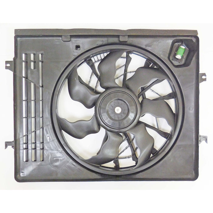 2017-2020 Kia Cadenza Engine Cooling Fan Assembly - KI3115163-Partify-Painted-Replacement-Body-Parts