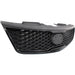 2010-2013 KIA Forte Koup Grille Matte Black Partial Painted Silver Gray - KI1200142-Partify-Painted-Replacement-Body-Parts