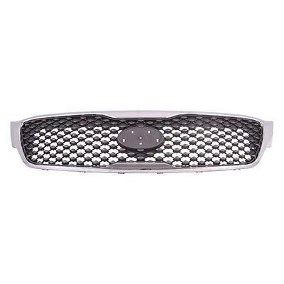 2016-2018 KIA Sorento Grille Matte Dark Gray With Chrome Frame L/Lx/Ex - KI1200181-Partify-Painted-Replacement-Body-Parts