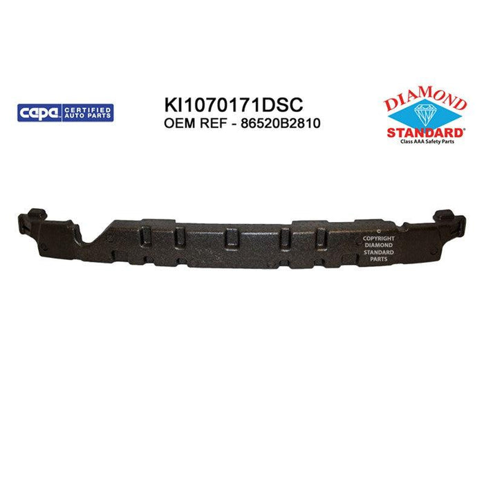 2017-2019 KIA Soul Front Bumper Impact Absorber For Sx/Exclamation Models - KI1070171-Partify-Painted-Replacement-Body-Parts