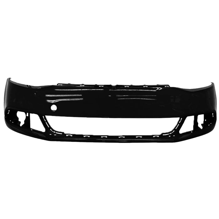 2011-2014 Volkswagen Jetta Sedan Non GLI Front Bumper Without Headlight Washer Holes & Without Sensor Holes - VW1000190-Partify-Painted-Replacement-Body-Parts