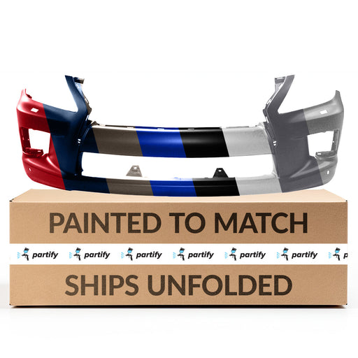 2013-2015 Lexus LX570 Front Bumper With Sensor Holes/Headlight Washer Holes - LX1000267-Partify-Painted-Replacement-Body-Parts