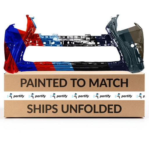 2014-2019 Lexus GX460 Front Bumper With Sensor Holes Without Headlight Washer Holes - LX1000270-Partify-Painted-Replacement-Body-Parts