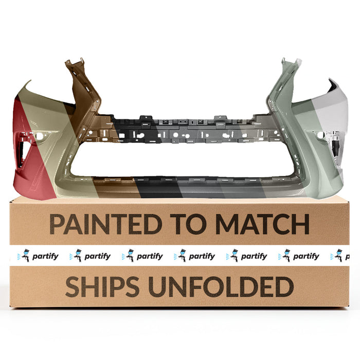 2014-2021 Lexus GX460 Front Bumper Without Sensor Holes & Without Headlight Washer Holes - LX1000271-Partify-Painted-Replacement-Body-Parts