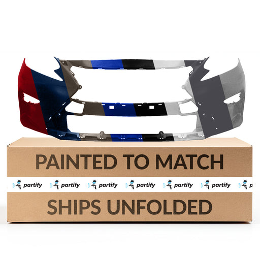 2016-2018 Lexus ES300H Front Bumper Without Sensor Holes - LX1000311-Partify-Painted-Replacement-Body-Parts