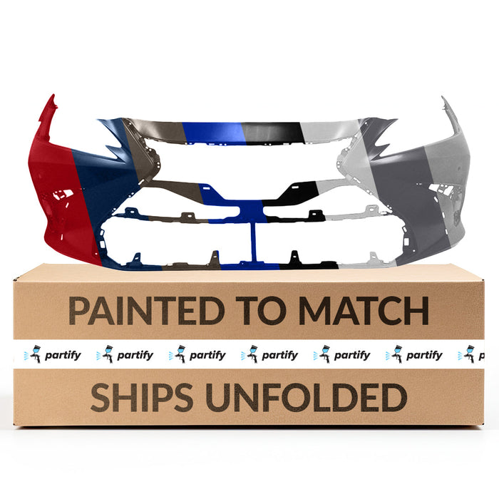 2019-2022 Lexus ES250/ES350 F-Sport North America Front Bumper Without Tow Hook Holes & With Sensor Holes - LX1000359-Partify-Painted-Replacement-Body-Parts