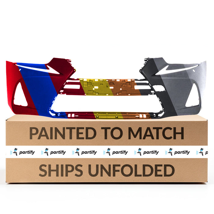 2019-2021 Lexus ES250/ES300H/ES350 Non F-Sport Japan Front Bumper With Tow Hook Holes & With Sensor Holes - LX1000361-Partify-Painted-Replacement-Body-Parts