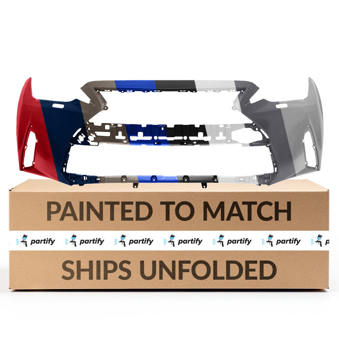 2021-2023 Lexus IS300/IS350 Base Front Bumper W/O Park Distance Sensors W/Headlamp Washers - LX1000388-Partify-Painted-Replacement-Body-Parts
