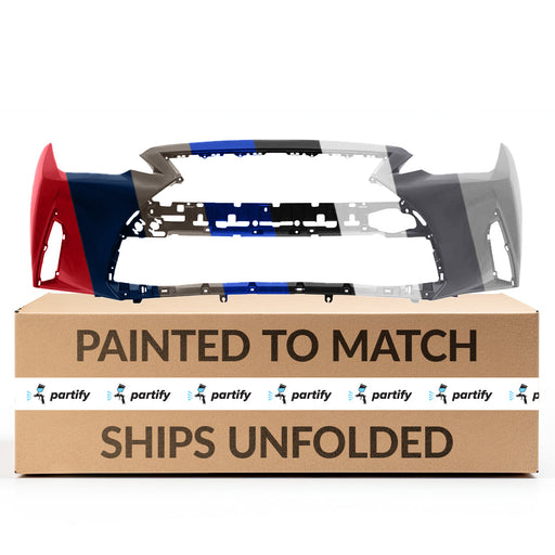 2021-2023 Lexus IS300/IS350 Base CAPA Certified Front Bumper W/Park Distance Sensors W/O Headlamp Washers - LX1000389C-Partify-Painted-Replacement-Body-Parts
