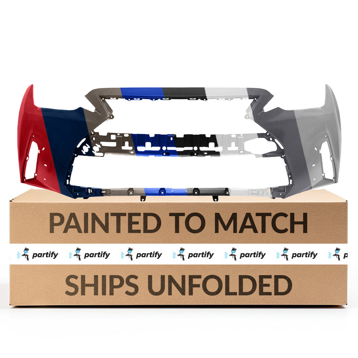 2021-2023 Lexus IS300/IS350 F Sport CAPA Certified Front Bumper W/O Park Distance Sensors W/O Headlamp Washers - LX1000391C-Partify-Painted-Replacement-Body-Parts