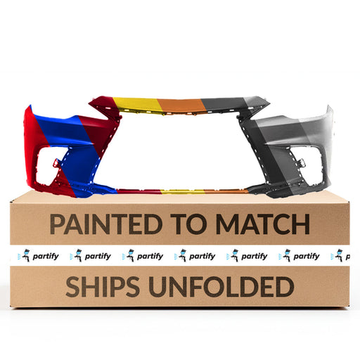 2023-2024 Lexus RX350/RX500h CAPA Certified Front Bumper F Sport Handling W/O Headlamp Washers W/Advanced Parking System - LX1000406C-Partify-Painted-Replacement-Body-Parts