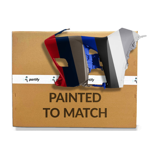 2019-2023 Lexus F-Sport Driver Side Front Bumper End Without Sensor Holes & Without Headlight Washer Hole - LX1016106-Partify-Painted-Replacement-Body-Parts