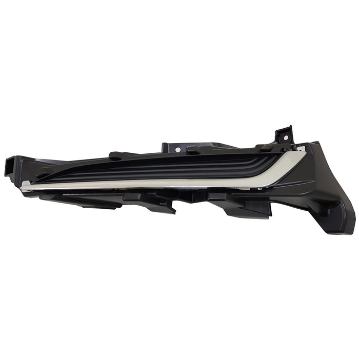 2020-2022 Lexus RX350/RX350L/RX450h/RX450hL Base/F Sport Front Driver Side Bumper Insert Fog Lamp Bezel W/Fog Lamps Chrome - LX1038140-Partify-Painted-Replacement-Body-Parts