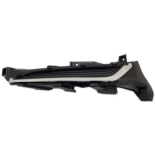 2020-2022 Lexus RX350/RX350L/RX450h/RX450hL Base/F Sport Front Driver Side Bumper Insert Fog Lamp Bezel W/Fog Lamps Chrome - LX1038140-Partify-Painted-Replacement-Body-Parts