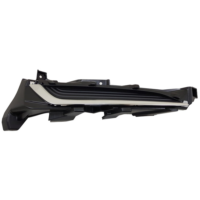 2020-2022 Lexus RX350/RX350L/RX450h/RX450hL Base/F Sport Front Passenger Side Bumper Insert Fog Lamp Bezel W/Fog Lamps Chrome - LX1039140-Partify-Painted-Replacement-Body-Parts