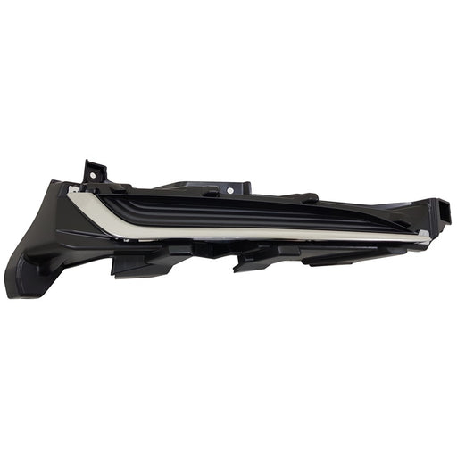 2020-2022 Lexus RX350/RX350L/RX450h/RX450hL Base/F Sport Front Passenger Side Bumper Insert Fog Lamp Bezel W/Fog Lamps Chrome - LX1039140-Partify-Painted-Replacement-Body-Parts