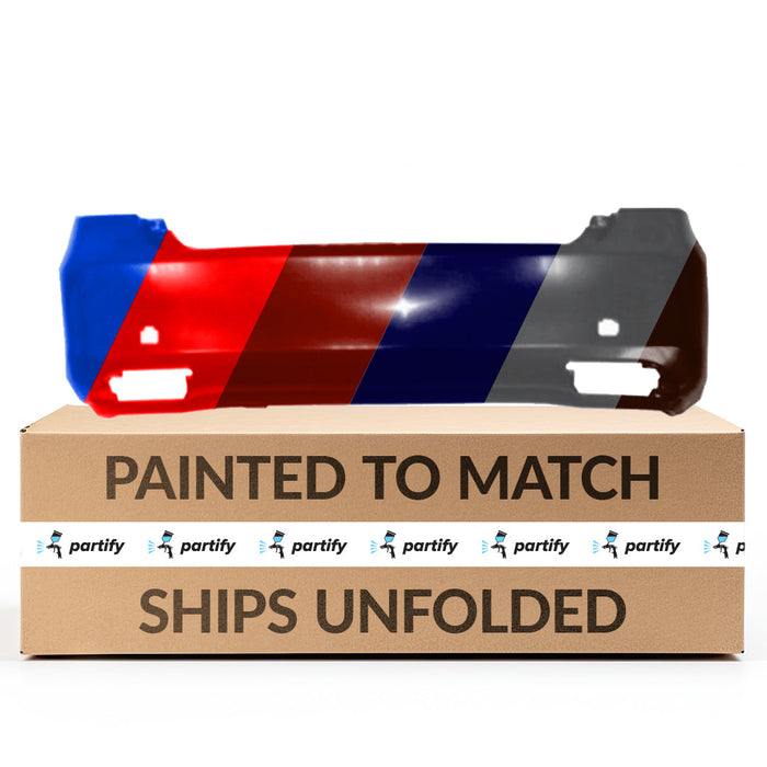 2007-2009 Lexus LS460 Rear Bumper Without Sensor Holes - LX1100132-Partify-Painted-Replacement-Body-Parts