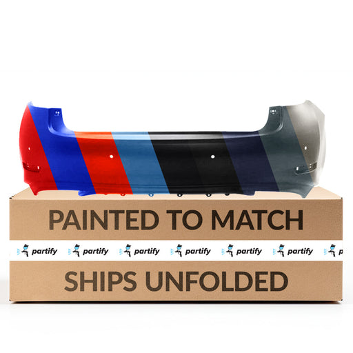 2016-2018 Lexus ES350 Rear Bumper With Sensor Holes - LX1100197-Partify-Painted-Replacement-Body-Parts