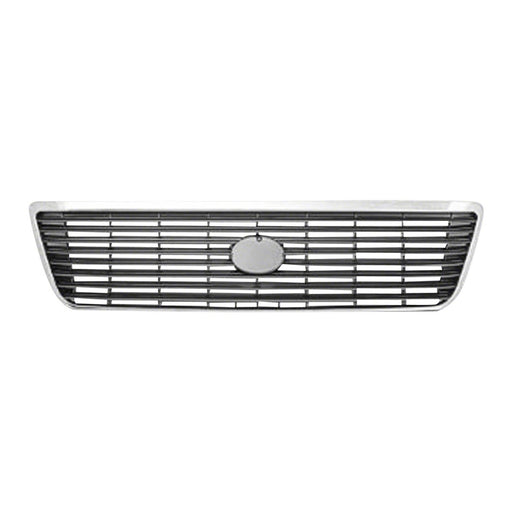 1998-2000 Lexus LS400 Grille Bright & Gray W/Plastic Frame Assembly - LX1200111-Partify-Painted-Replacement-Body-Parts