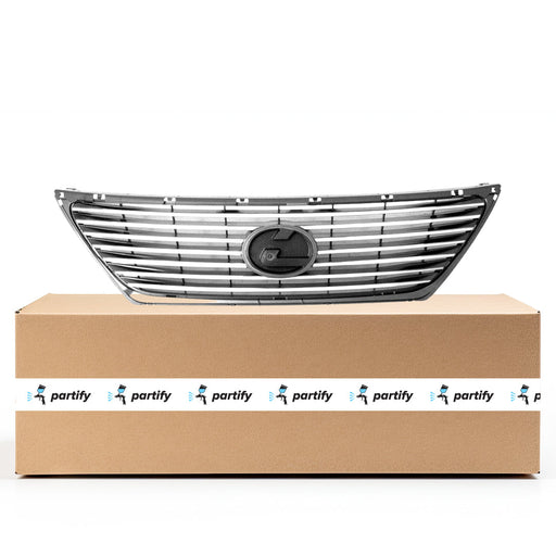 2007-2009 Lexus LS460 CAPA Certified Grille W/O Pre-Collision System Assembly - LX1200133C-Partify-Painted-Replacement-Body-Parts
