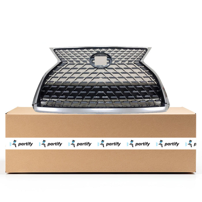 2020-2022 Lexus RX350/RX350L/RX450h/RX450hL Base CAPA Certified Grille Canada Built W/O F Sport Pkg W/O Parking Sensors W/O Front View Camera Assembly - LX1200211C-Partify-Painted-Replacement-Body-Parts