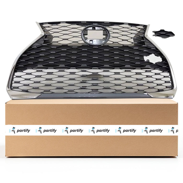 2021-2023 Lexus IS350 Base CAPA Certified Grille W/O Front View Camera W/O Park Distance Sensors Assembly - LX1200234C-Partify-Painted-Replacement-Body-Parts