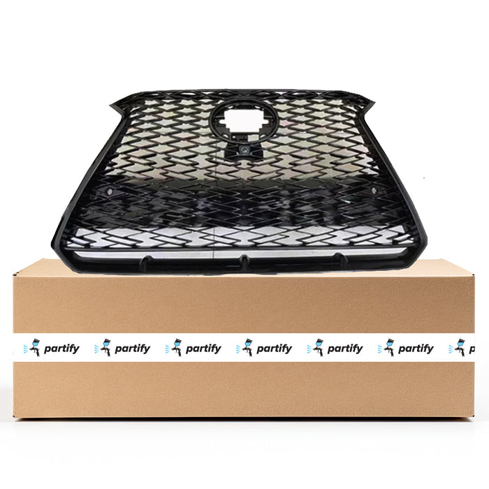 2022-2024 Lexus NX250/NX350/NX350h/NX450h+ Base CAPA Certified Grille Japan Built W/O Front View Camera W/O Park Distance Sensors Assembly - LX1200247C-Partify-Painted-Replacement-Body-Parts