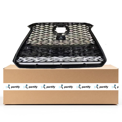 2022-2024 Lexus NX250/NX350/NX350h/NX450h+ Base CAPA Certified Grille Japan Built W/O Front View Camera W/O Park Distance Sensors Assembly - LX1200247C-Partify-Painted-Replacement-Body-Parts