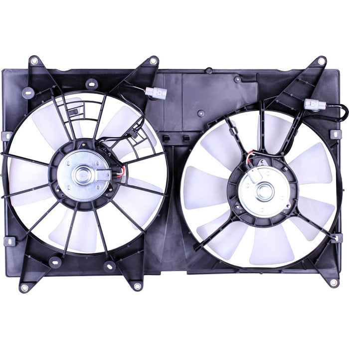 1999-2000 Lexus RX300 Engine Cooling Fan Assembly Motor/Blade/Shroud Dual Fan Assembly - LX3115110-Partify-Painted-Replacement-Body-Parts