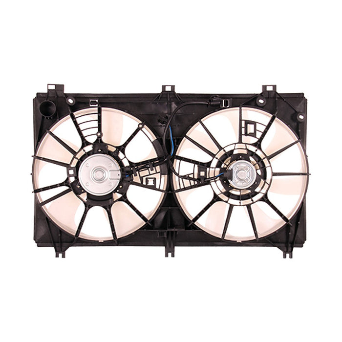 2014-2015 Lexus IS250 Engine Cooling Fan Assembly Motor/Blade/Shroud Dual Fan Assembly 2.5L V6 - LX3115131-Partify-Painted-Replacement-Body-Parts