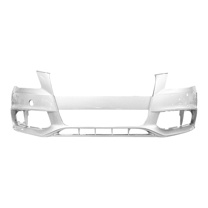 2009-2012 Audi A4 Non S-Line Front Bumper Without Headlight Washer Holes - AU1000162-Partify-Painted-Replacement-Body-Parts