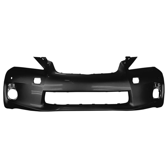 2011-2013 Lexus CT200h Non Sport Front Bumper Without Headlight Washer Holes & With Sensor Holes - LX1000227-Partify-Painted-Replacement-Body-Parts