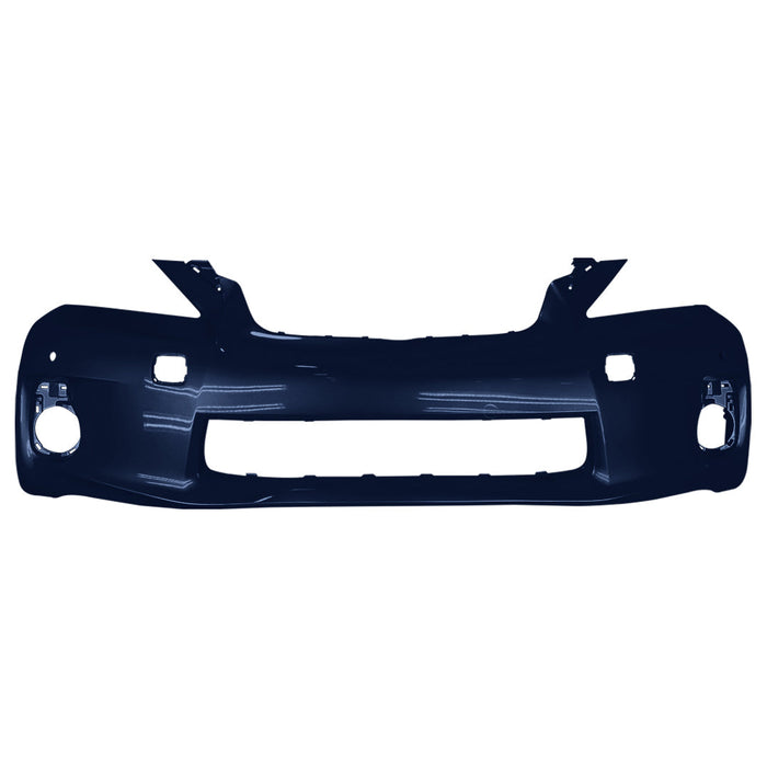 2011-2013 Lexus CT200h Non Sport Front Bumper Without Headlight Washer Holes & With Sensor Holes - LX1000227-Partify-Painted-Replacement-Body-Parts