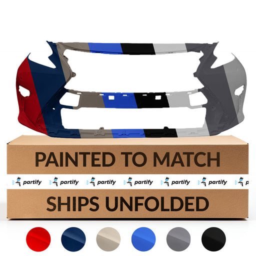 2016-2018 Lexus ES300H Front Bumper - LX1000328-Partify-Painted-Replacement-Body-Parts