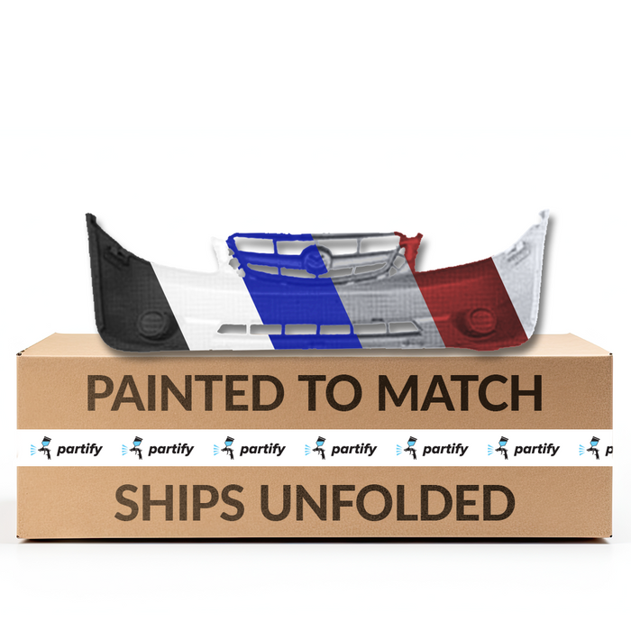 2001-2004 Mazda Tribute DX CAPA Certified Front Bumper W/O Fog Lamp Storm Gray 6 Cyl 3L - MA1000173C-Partify-Painted-Replacement-Body-Parts